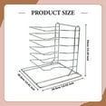 thumbnail image 5 of Luzkey Pizza Rack Cooling Rack Catering Storage Camping Restaurants Organizing Space Saving Heavy Duty Party Home Multipurpose Shelf 6 Tier, 5 of 5