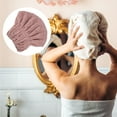 thumbnail image 7 of Unique Bargains Charcoal Fiber Hair Drying Towel Dry Cap Strong Absorbent for After Bath Drying Hair Pink, 7 of 7