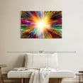 thumbnail image 2 of Elephant Stock Light Abstract Wall Art - Horizontal Canvas Wall Art - Living Room Wall Decor - Abstract Canvas - Orange And Green Decor - 36" x 24", 2 of 8
