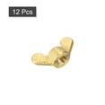 thumbnail image 3 of Brass Wing Nuts, M6 Butterfly Nut Hand Twist Tighten Fasteners for Furniture, Machinery, Electronic Equipment, 12Pack, 3 of 5