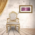 thumbnail image 3 of Frank, Assaf 32x15 Gold Ornate Wood Framed with Double Matting Museum Art Print Titled - Pathway through Autumn forest, 3 of 4