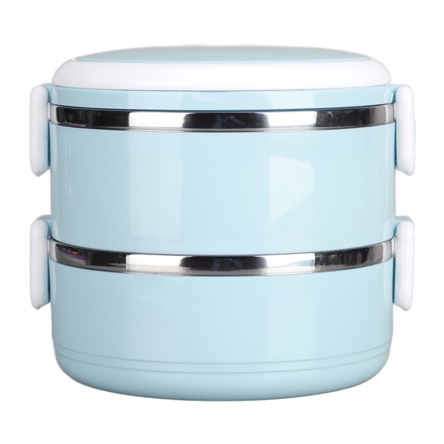 Greensen Thermal Food Box,Thermal Lunch Box Stackable Hot Food Insulated Box 304 Stainless Steel Round Lunchbox Sealed Food Containers,Thermal Lunchbox