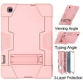 thumbnail image 5 of FIEWESEY Case for Samsung Galaxy Tab S6 Lite,Heavy Duty Shockproof Rugged Full Body Protective Case(With Stand)for Samsung Galaxy Tab S6 Lite SM-P610/P615/P613/P619 10.4 Inch 2020/2022(RoseGold), 5 of 7