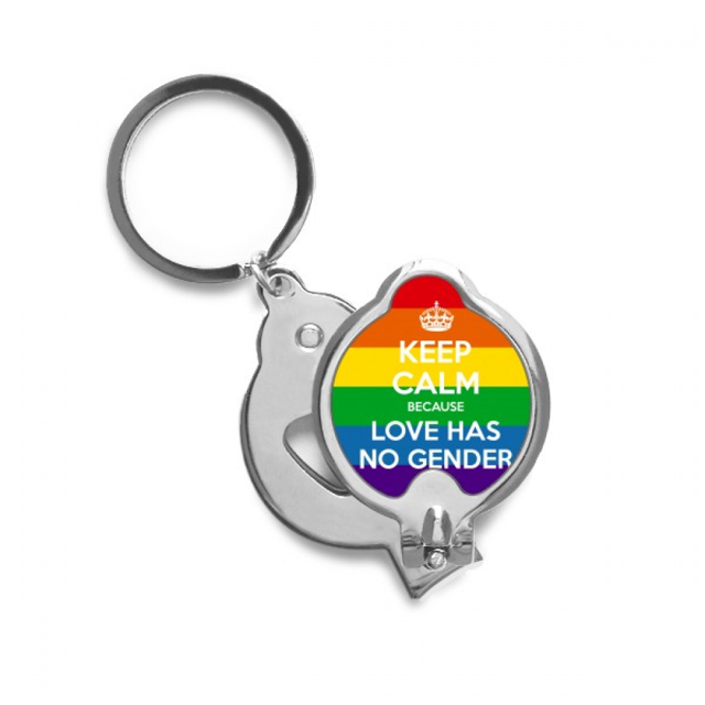 Rainbow LGBT Finger Nail Clippers Scissor Stainless Steel Cutter
