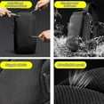 thumbnail image 6 of New Carbon Fiber Streamline Anti-theft Sling Bag-USB Charging & Lock, Waterproof Cross Body Anti Theft Sport Shoulder Purse (Grey with Brown), 6 of 10