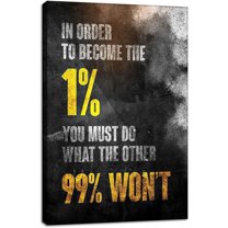 Motivational Entrepreneur Inspiring Quotes Pictures Office Wall Art Decor Abstract Inspirational Canvas Painting Posters Prints Framed Ready to Hang for Living room House Gym - 12" Wx18 H