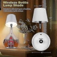 thumbnail image 2 of Wireless Bottle Lamp, 3 Color Rechargeable Wine Bottle Lights for Bars Restaurants, 2 of 5