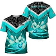 thumbnail image 4 of Custom 3D Bowling Shirts Personalized for Men and Women - Unique Team Shirt & Gifts for Bowling Lovers (Purple, M), 4 of 10