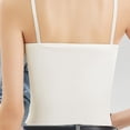 thumbnail image 4 of Ymauqau Débardeurs Grande Taille pour Femmes Bretelles Spaghetti Réglables Col Rond Soutien-Gorge Intégré Sans Manches Chemises Décontractées Camisoles Blouses, 4 of 5