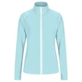 thumbnail image 6 of Craaazy Women UPF 50+ Sun Protection Full Zip Jacket High Neck Raglan Long Sleeve Athletic Topss with Pockets Gifts, 6 of 7