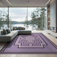 thumbnail image 2 of ODIKA 8'x10' Washable Area Rug Non-Slip Chair-Friendly Mat Greece Greek Key Geometric Fretwork Farmhouse Border Meander for Dining Room, Large Office, Lounge, 2 of 7