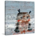 thumbnail image 2 of Owl Storm Painting Print on Wrapped Canvas, 2 of 5