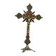 thumbnail image 3 of Crucifijo de cruz de mesa con escultura de soporte, estatua de cruz de Jesús de 10 pulgadas, crucifijo de pie, crucifijo de Jesús para estante,, 3 of 9