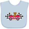 thumbnail image 3 of Inktastic Race Car Racing Bear Animal Boys or Girls Baby Bib, 3 of 4