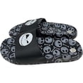thumbnail image 2 of Nightmare Before Christmas Jack Skellington Logo Slides Sandals-Size 11-12, 2 of 2