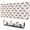 Dachshund Paw Bone, variant on 35.4x15.7 Inch Gaming Mouse Pad, Non-Slip Stitched Rubber Desk Mat for Desktop & Laptop,Labrador Floral Pink Pattern