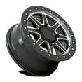 thumbnail image 3 of Black Rhino Powersports Cast Aluminum Rim BLWEB 15X7 4X110 G-BLK-MACH 36MM, 1570WEB364110F80, 3 of 4