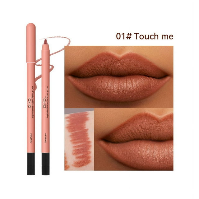 Lipstick Long-lasting Lip Liner Pen Set Waterproof Non-stick Lip Liner Pencil