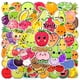 thumbnail image 1 of Pegatinas Kawaii Fruit de vinilo impermeable para decoración, 60 unidades, 1 of 4