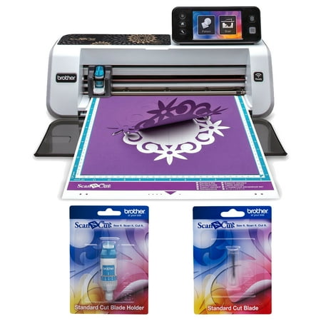 Hobby Blade - Brother ScanNCut2 CM350 Home & Hobby Cutting Machine + Standard Cut Blade Bundle