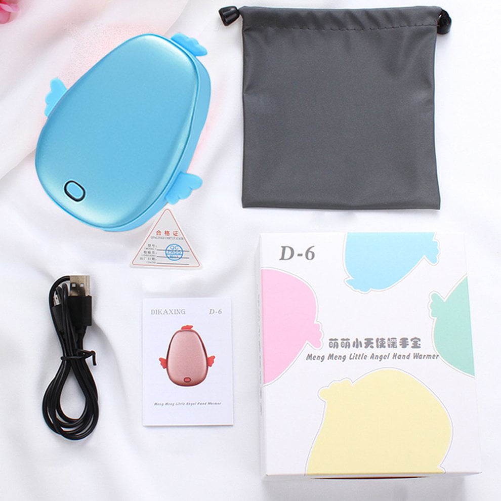 Details about   1PC Pocket Hand Warmer Rechargeable Electric Heater Power Bank USB Charger Light 
