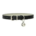 thumbnail image 1 of JUNWELL Leather Cat Collars with Bells Safety Adjustable Collar for Pet Kitten Puppy Small Dogs Cats, 1 of 7