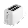 Jpxdew Retro Toaster 2 With 6 Functions Clearance,Stainless Steel