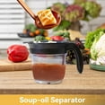 thumbnail image 2 of Gravy Fat Separator, 4 Cup Soup Oil Separator Gravy Separator with Bottom Release Fat Strainer Separator for Cooking, BBQ, Healthier Gravy, Soup, 2 of 7
