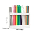 thumbnail image 3 of Asdat Straw Organizer for Cabinet Door, Space-Saving Acrylic Straw Holder for Home, Office, or Kitchen Counter Use to Maximize Storage, 3 of 6