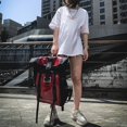 thumbnail image 3 of Fashion Men Female Oxford Large Capacity Bags Preppy Style Leather Backpacks, 3 of 5
