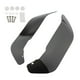 thumbnail image 1 of Parabrisas de pierna de motocicleta, deflector de aire, accesorios de parabrisas de ala lateral, Negro, 1 of 8