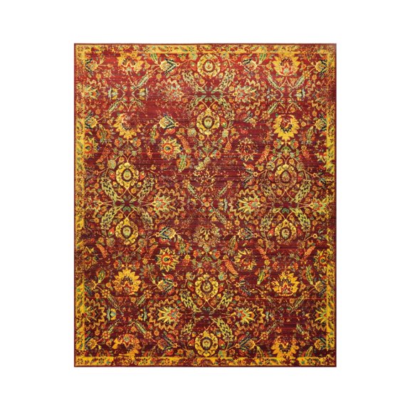 Nourison Timeless Pomegranate Area Rug TML05 5'6" x 8'