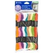 Coats & Clark Multicolor Embroidery Floss Value Pack, 8.75 Yds
