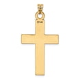 thumbnail image 4 of Charms Collection 14k Polished Laser Etched Cross Charm, 4 of 4