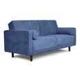 thumbnail image 3 of Sofá Cama de Velvet Azul Makora Modelo Calandra, 3 of 8