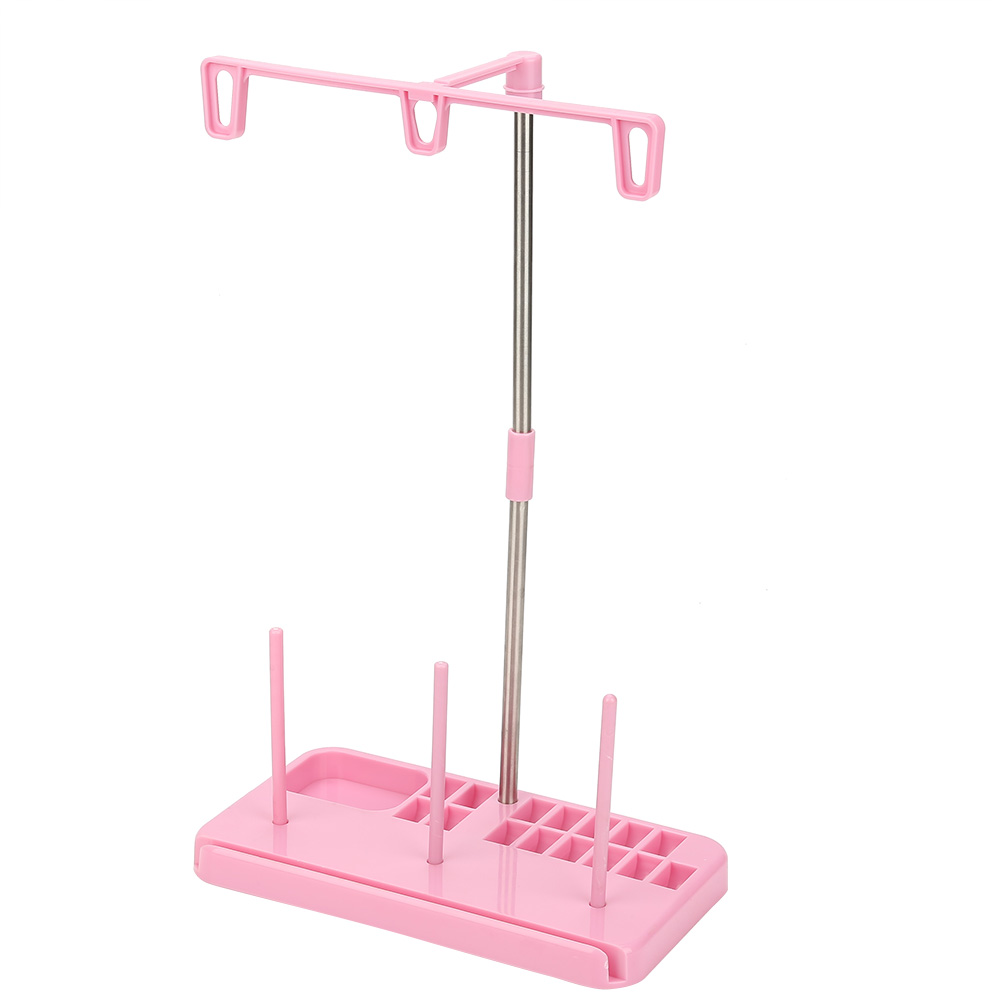 LYUMO Domestic 3 Cones Embroidery Thread Holder Spool Stand Pink Sewing Machine Accessories