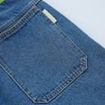 thumbnail image 6 of KAUOD 2025 Trendy High Waisted Denim Shorts Girls Y2k Baggy Cargo Jorts Kids Casual Elastic Jean Toddler Biker Shorts, 6 of 9