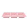 thumbnail image 1 of HomeTrends Bamboo Melamine Pink Divided Tray, 1 of 3