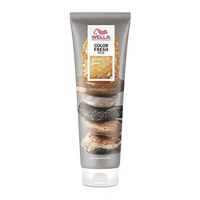 Mascarilla Wella Professionals Color Fresh, Brillo Dorado, Naturaleza