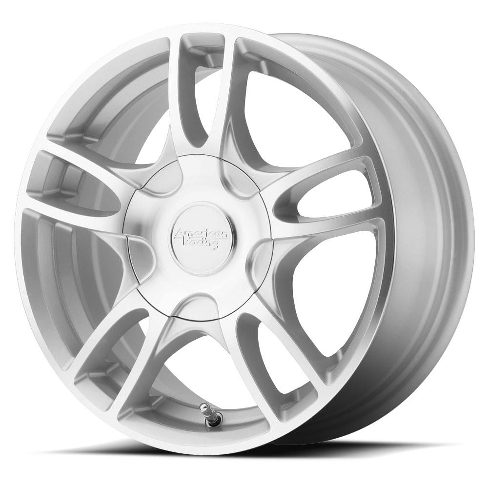 American Racing AR919, 14x6 Wheel with 5x4.5 and 5x100 Bolt Pattern Silver Machined American Racing AR919, 14x6 Wheel with 5x4.5 and 5x100 Bolt Pattern Silver Machined