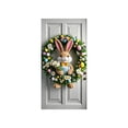 thumbnail image 2 of CaiYueKe Easter Door Cover Curtain Decoration Spring Holiday Party Decor for Home Front Door Wall Hanging Welcome Sign with Bunny Eggs Floral Pattern Festive Celebration Indoor Outdoor Seasonal, 2 of 7