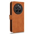 thumbnail image 5 of For Realme 12 Pro 5G/12 Pro+ 5G Case Skin-touch Flip Leather Phone Cover - Brown, 5 of 5