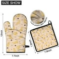 thumbnail image 6 of Golden Retriever Kitchen Oven Mitt and Pot Holder Sets 4 Pcs for Baking, Cooking and Grilling, Heat Resistant Up To 392 °F, 6 of 7
