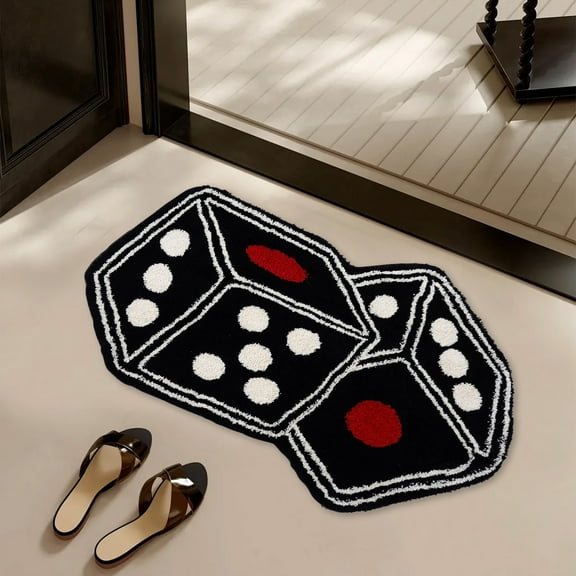 Area Rug Game Dice Mat Bathroom Absorbent Non-slip Mat Home Living Room Carpet Bedroom Bedside Blanket Carpet