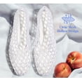 thumbnail image 3 of LUCKY STEP Jelly Mesh Ballet Flats Casual Comfort Clear Breathable Sandals,Transparent,Womens, 3 of 10