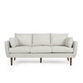 thumbnail image 3 of 3 Seat Sofa Couch,78" Modern Linen Sofa Couch for Living Room, Bedroom, Apartment,Beige, 3 of 7