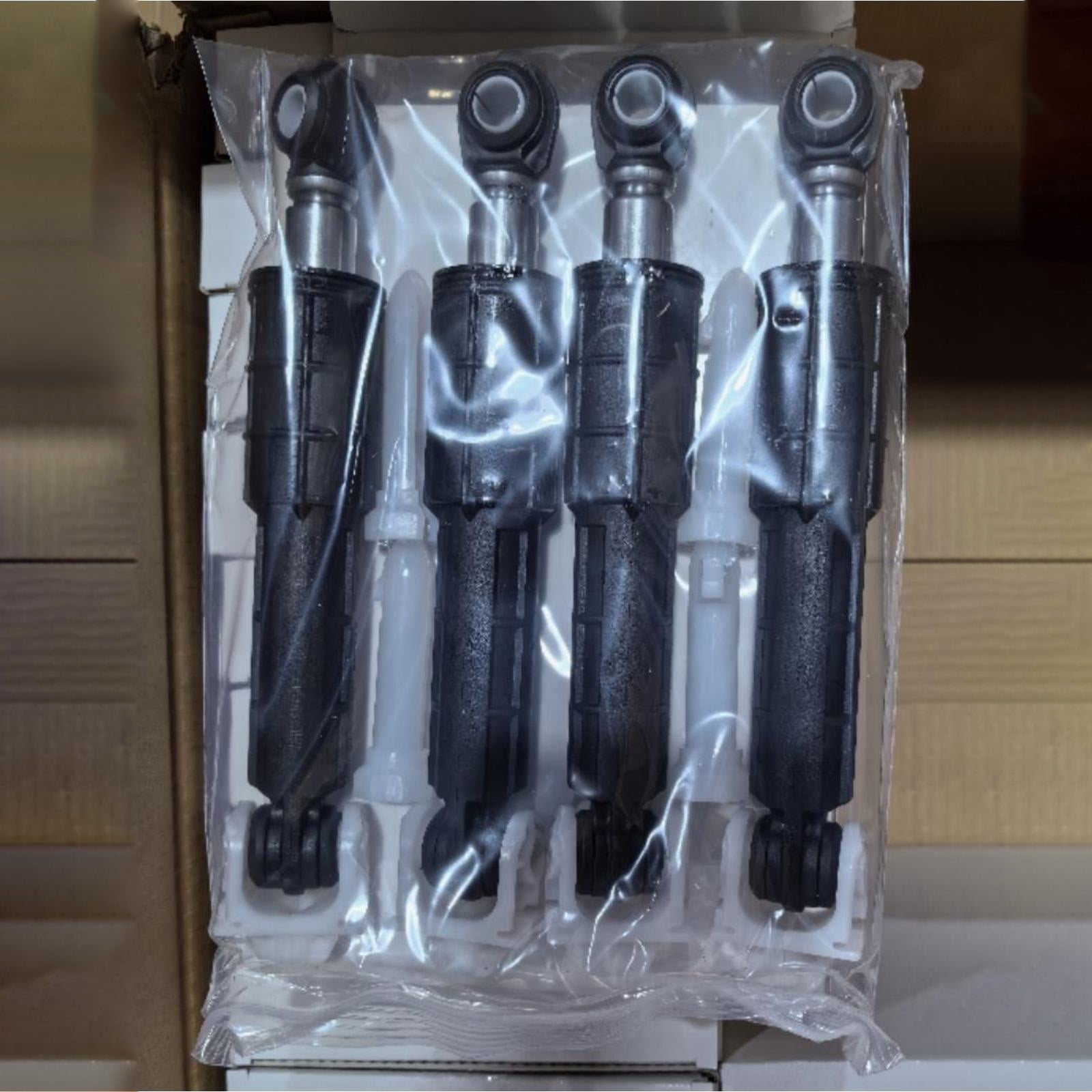 4pcs Washer Shock Absorbers for GE, Easy Replacement with Mounting Pins, High-Elasticity Parts for Quieter Laundry