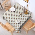 thumbnail image 2 of White Buffalo Pattern Square Tablecloth,Waterproof Square Table Cover,Wipeable Spillproof Washable Table Cover for Home Kitchen Party Decor 42"X42"(107x107cm), 2 of 6