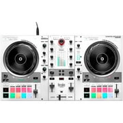 Hercules DJ DJControl Inpulse 500 White Edition with Case and Serato DJ Pro