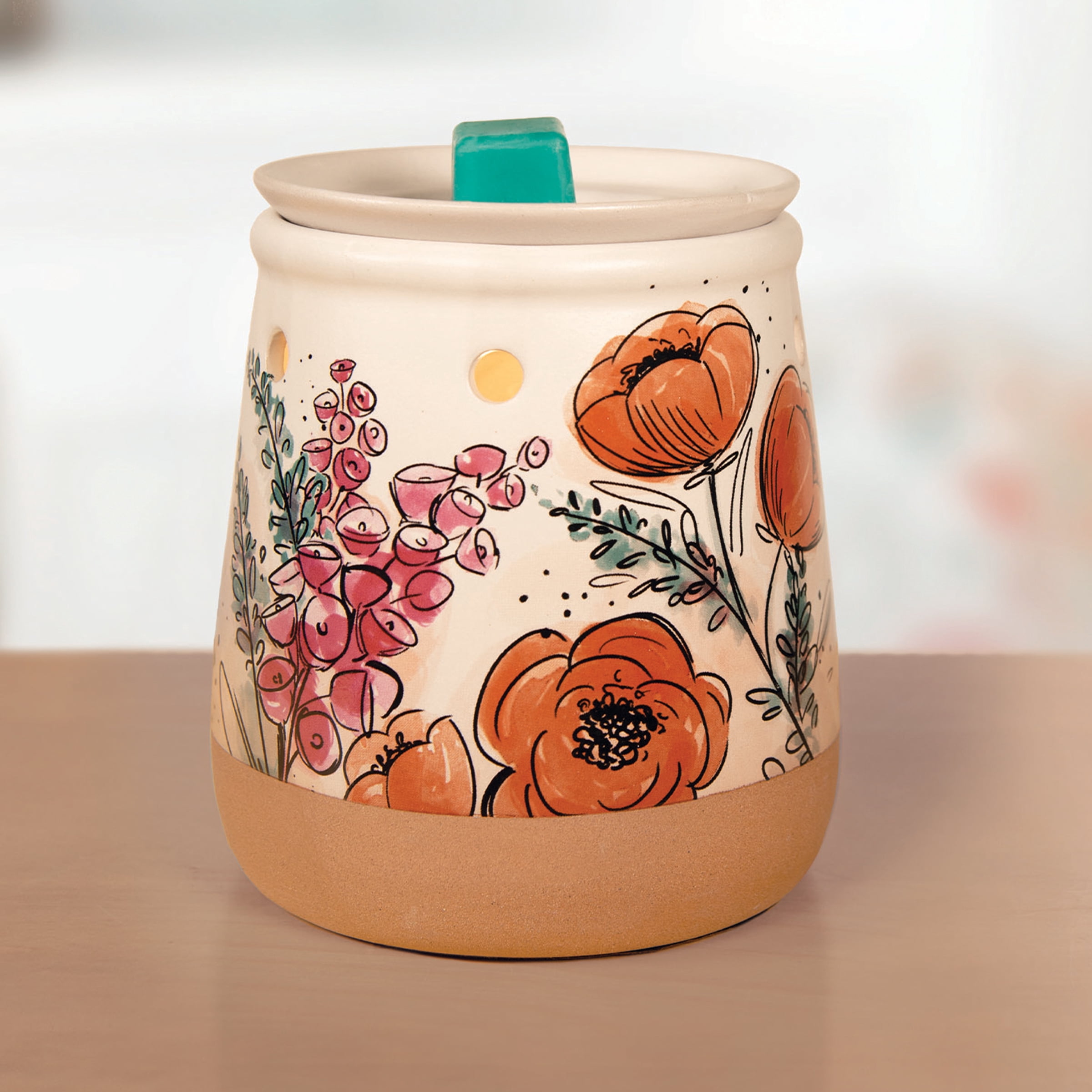 ScentSationals Full Size Warmer, Freckled Floral